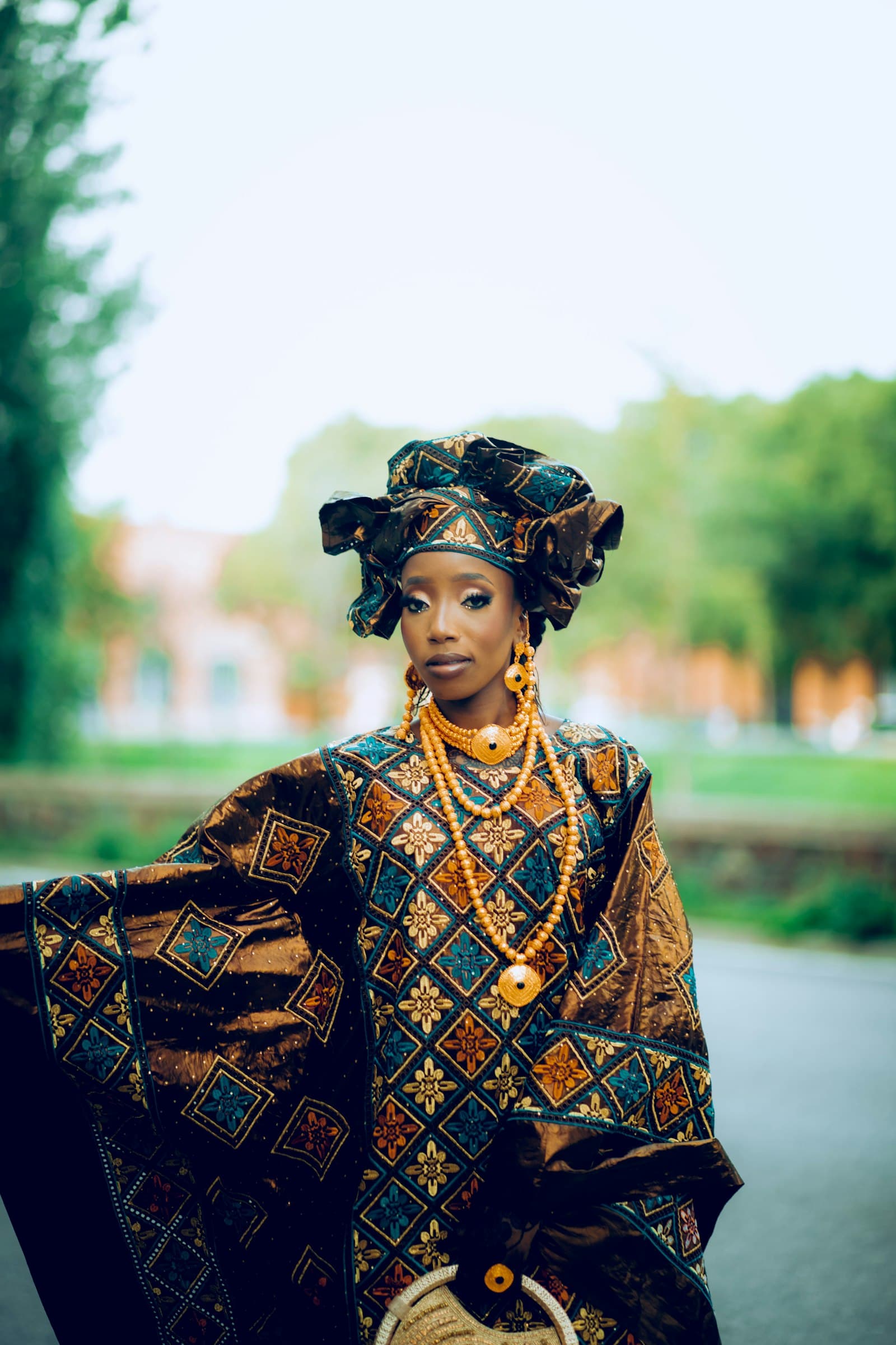 Ankara Occasion Gown