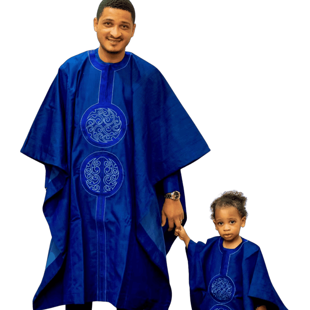 Father and son Agbada